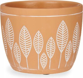 Terrakotta Kaspó Fedél, Leaves, Ø 12.5 CM, Ibergarden