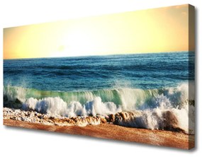 Vászonkép nyomtatás Ocean Beach Landscape 120x60 cm