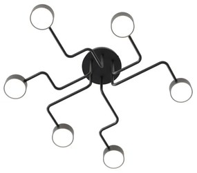 Csillár KURAGE 6xGX53/12W/230V fekete