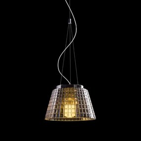 RENDL CORONA závěsná chromované sklo 230V LED E27 15W