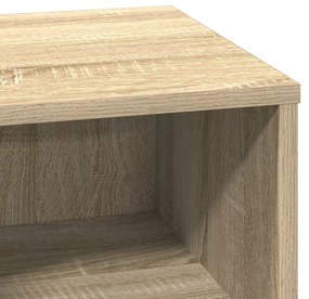 Éjjeli szekrény LED világítással, Sonoma tölgy 50x34,5x50 cm