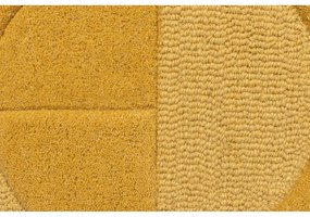 Gigi sárga gyapjú szőnyeg, 200 x 290 cm - Flair Rugs
