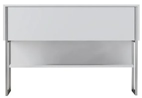 Komód Luxe - Silver, White