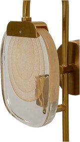 Aranyszínű üveg fali lámpa Softy – Mauro Ferretti