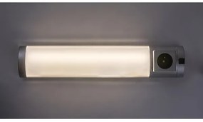 Rabalux 78038 - LED Pultmegvilágító aljzattal SOFT 2E LED/5W/230V 4000K 45cm ezüst
