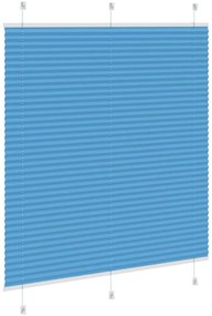 pliszírozott redőny kék 120x150 cm szövetszélesség 119,4 cm