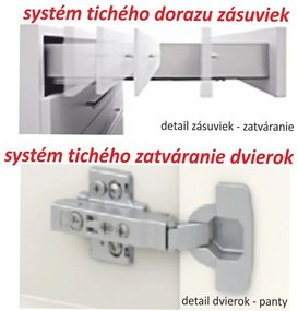 Felsőszekrény egy ajtóval, tölgy sonoma, jobbos, LINE