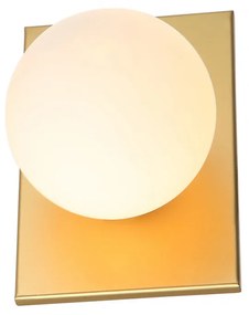 ITALUX-MBM-4597-1-GD MEDIAMO aranysárga fali lámpa 1XG9 25W ↕200mm ↔130X150mm IP20