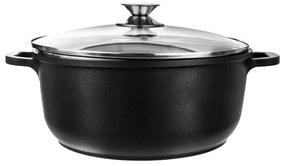 Grande alumínium fazék üvegfedéllel, ø 28 cm - Orion