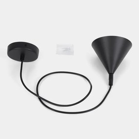 BRILAGI - LED Kábeles függőlámpa CONE SINGLE 1xGX53/15W/230V fekete