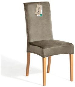 Szürkésbézs gumis szék huzat szett 4 db-os 48 cm Sento – Restilo
