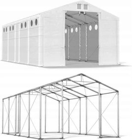 Garázs sátor 8x9m [4m] Kerti Das 620 Wp