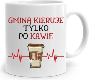 Az Önkormányzat Ajándék Bögréjét A Kávé Után Irányítom, fényképes nyomattal