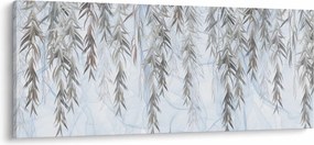 Kép - Fűzfa gallyak kék alapon (120x50 cm)
