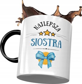 Fekete Bögre Nővérnek Születésnapi Ajándék Nyomtatott Fotóval