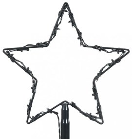 Kúp alakú karácsonyfa-dekoráció 400 színes LED-del 100 x 360 cm