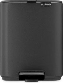 Sötétszürke acél pedálos szemetes 7 l Bo – Brabantia