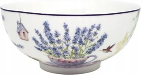 Tál tál 500 ml salátástál levendula motívummal olívabogyó levesek saláták tálalásához