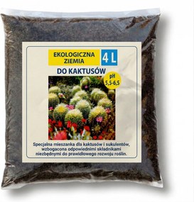 Föld kaktuszokhoz és pozsgásokhoz 4 L Szubsztrátum Áteresztő pH 5,5-6,5