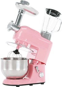 TEMPO-KONDELA KANTE, konyhai robotgép, 1800 W, 5 l, rózsaszín/króm