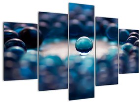 Festés - Kék golyók (150x105 cm)
