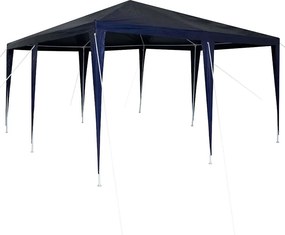 vidaXL Partysátor Kék 400 x 400 x 266 cm Poliészter és Acél