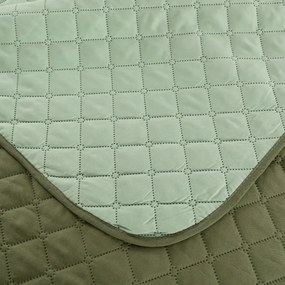 Ágytakaró MICROVELLE, zöld Méret: 170 x 210 cm