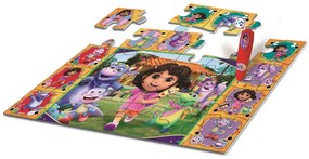Dóra, a felfedező Adventure interaktív 24 db-os puzzle Clementoni
