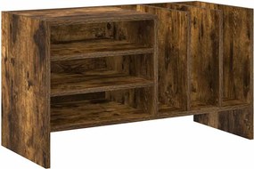vidaXL Hanglemez szekrény Füstölt tölgy 78,5 x 35 x 45 cm Faanyag