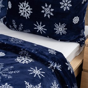 4Home Midnight Snowfall mikroflanel ágynemű, 140 x 220 cm, 70 x 90 cm