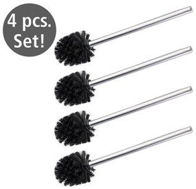 WENKO 24089800 - WC-kefe 8x35 cm rozsdamentes acél/ezüst/fekete