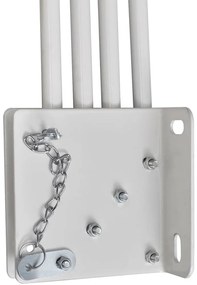 Legyező árnyékoló erkélyre, 140 cm, 2 színben-szürke