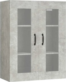 vidaXL betonszürke függő faliszekrény 69,5 x 34 x 90 cm