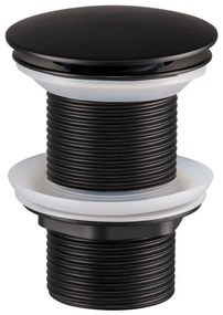 COMAD CLICK-CLACK T201MBG-3 - Mosdó bűzzáró CLICK-CLACK átm. 7 cm matt fekete