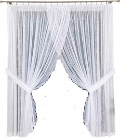 Egy Szalagra Varrt, Oldalra Rögzíthető Kész Függöny 250sz x 205 cm