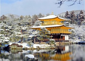 Kép - Kinkakuji, Japán (70x50 cm)