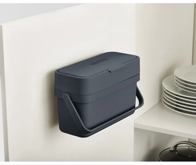 Compo fekete-kék komposztálható hulladék gyűjtő, 4 l - Joseph Joseph