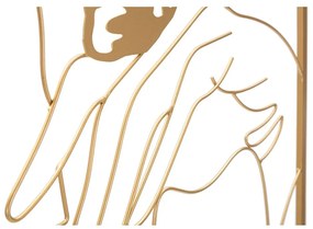 Fém fali dekoráció 60x80 cm Hands on Face – Mauro Ferretti