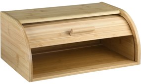 Kesper 58582 bambusz kenyértartó, feltekerhető fedéllel, 40 x 17 x 27 cm