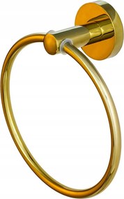 Törölközőtartó Fürdőszobai Akasztó Loft Arany