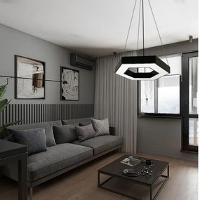 LED Csillár zsinóron LED/40W/230V 4000K átm. 80 cm