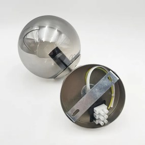 Brilagi - Fali lámpa MALIVA 1xE14/15W/230V matt króm/füstszínű