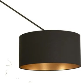 GORTA LED állítható rúdra szerelhető csillár 1xE27/60W/230V, fekete/arany