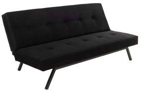 Fekete BAKU kétszemélyes kihúzható kanapé