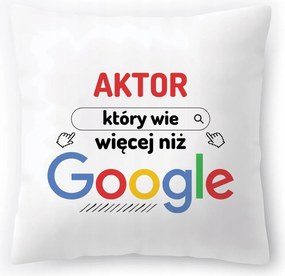 Színész párna Születésnapra Ajándék Nyomtatott Fotóval