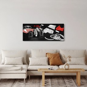 A mágus felszerelésének képe (120x50 cm)