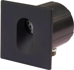 ITALUX ONFL-0224-4K ROVATO Kültéri Falba Építhető Lámpa Fekete LED