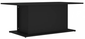 fekete szerelt fa dohányzóasztal 102x55,5x40 cm