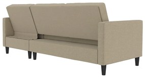 Bézs kinyitható sarokkanapé Presley – Støraa