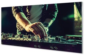 Akrilkép Konzol DJ fejhallgató 100x50 cm 2 fogas